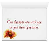 Gaillardia Blanket Flower Blank Inside (Binenzijde Horizontaal (Onderkant))