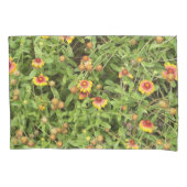 Gaillardia / deken bloemen kussensloop (Voorkant)