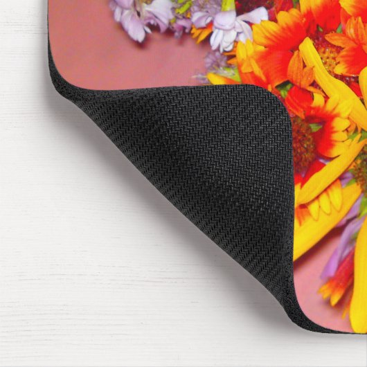 Gaillardia Flower Mix Mousepad Muismat (Hoek)