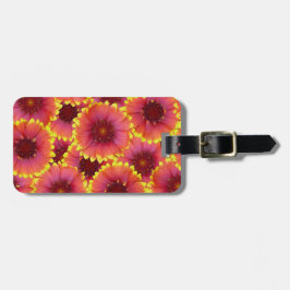 Gaillardia Seamless Patroon Bagagelabel