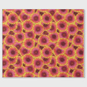 Gaillardia Seamless Patroon Cadeaupapier (Vlak)