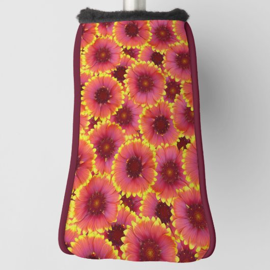 Gaillardia Seamless Patroon Golfheadcover (Draai 90)