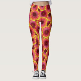 Gaillardia Seamless Patroon Leggings