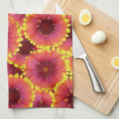 Gaillardia Seamless Patroon Theedoek (Quarter Fold)