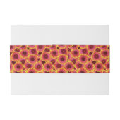 Gaillardia Seamless Patroon Uitnodigingen Wikkel (Achterkant Voorbeeld)