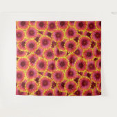 Gaillardia Seamless Patroon Wandkleed (Voorkant (horizontaal))