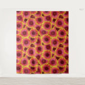 Gaillardia Seamless Patroon Wandkleed (Voorkant)