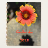 Gaillardia Zonnebloem, Oranje en geel Planner (Voorkant)
