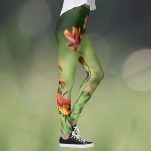 Gaillardia Zonnebloemen Wilde Bloemen Bloemstuk Gr Leggings