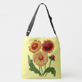 Gaillardias Bloemen Print Crossbody Tas (Achterkant)