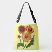 Gaillardias Bloemen Print Crossbody Tas (Voorkant)