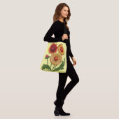 Gaillardias Bloemen Print Crossbody Tas (Op model)