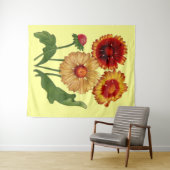 gaillardias print wandkleed (In Situ (horizontaal))
