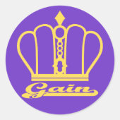 Gain decal ronde sticker (Voorkant)