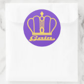 Gain decal ronde sticker (Tas)