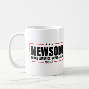 Gain Newsom, maak Amerika weer presidentieel Koffiemok