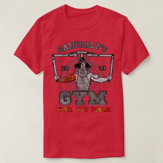 Gaindalfs Gym Flye T-shirt (Design voorkant)