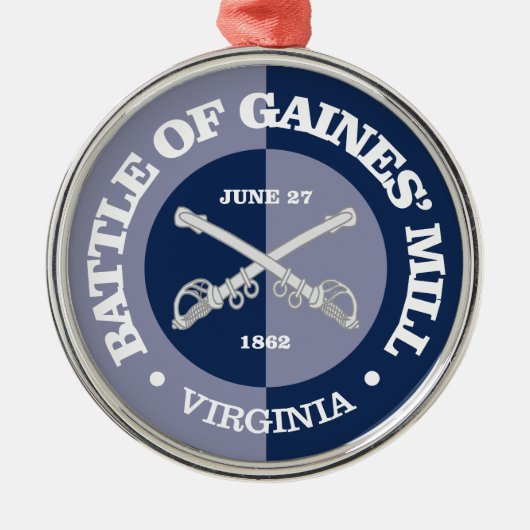 Gaines' Mill (B&G) Metalen Ornament (Voorkant)