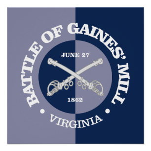 Gaines' Mill (B&G) Perfect Poster