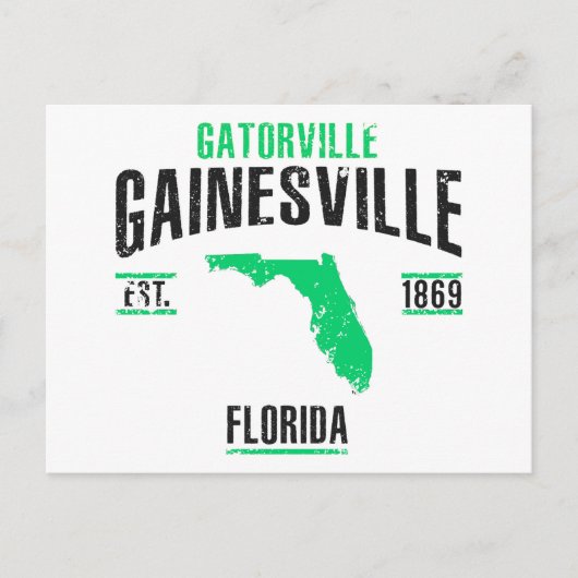 Gainesville Briefkaart (Voorkant)