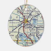 Gainesville Fl  Map Keramisch Ornament (Links)