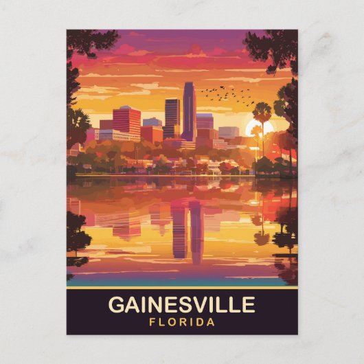 Gainesville, Florida Briefkaart (Voorkant)