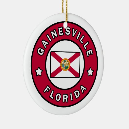 Gainesville Florida Keramisch Ornament (Rechts)