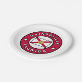 Gainesville Florida Papieren Bordje (Gekanteld)