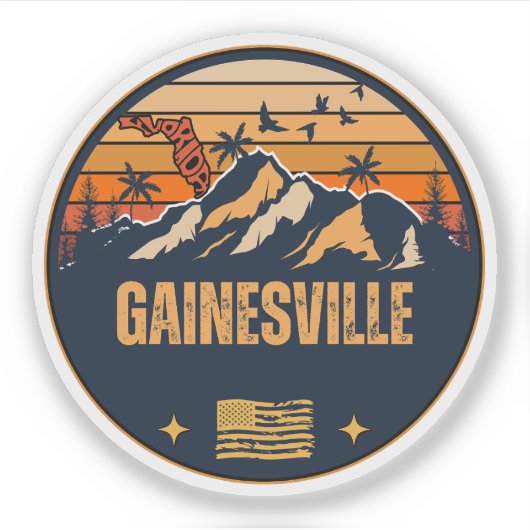 Gainesville, Florida Sticker (Voorkant)
