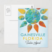 Gainesville Florida Sunshine Travel Briefkaart (Voorkant / Achterkant)