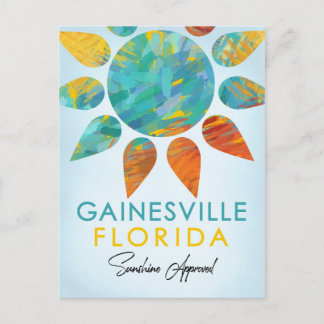 Gainesville Florida Sunshine Travel Briefkaart