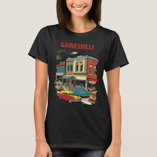 Gainesville Historisch Tramreis T-Shirt (Voorkant)