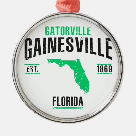 Gainesville Metalen Ornament (Voorkant)