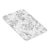 Gainsboro, Porselein, Witte Rook puntontwerp Magneet (Rechterzijde)