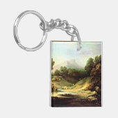 Gainsborough - Berglandschap met Shepherd Sleutelhanger (Voorkant Links)