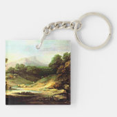 Gainsborough - Berglandschap met Shepherd Sleutelhanger (Achterkant)