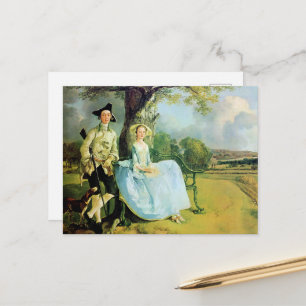 Gainsborough, de heer en mevrouw Andrews, Briefkaart