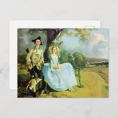 Gainsborough, Mr. and Mrs. Andrews, Briefkaart (Voorkant / Achterkant)