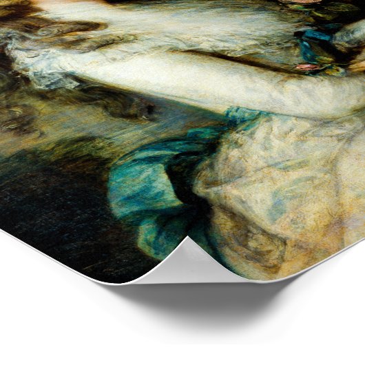 Gainsborough: Portret van Georgiana Poster (Hoek)