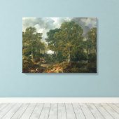 Gainsborough's Forest, c.1748 Canvas Afdruk (Insitu (Houten vloer))