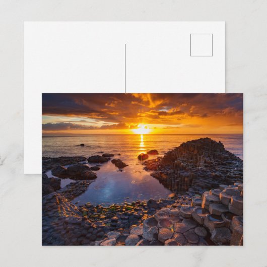 Gaint´s Causeway in Irland Postkarte Briefkaart (Voorkant / Achterkant)
