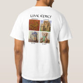 Gaiscioch Live Epic - door: Denvasslav T-shirt (Achterkant)