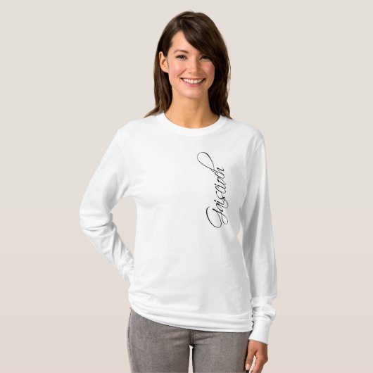 Gaiscioch Script-dames Shirt (Voorkant volledig)