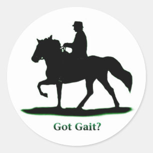 Gait sticker