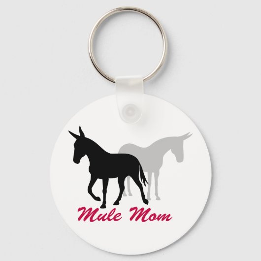 Gaited Mule mama Sleutelhanger (Voorkant)
