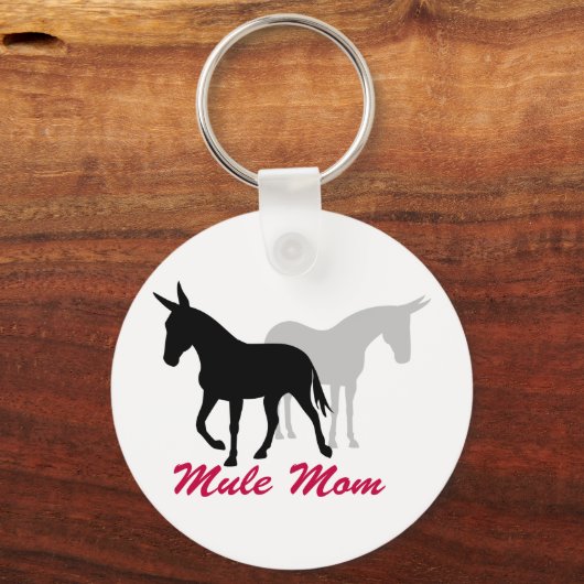 Gaited Mule mama Sleutelhanger (Voorkant)