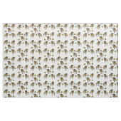 Gaited Paard Nouvelle Vogue Kerstmis Stof (Fat Quarter)