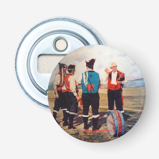 Gaiteros/Gaiteiros/Pipers Button Flesopener (Voorkant)