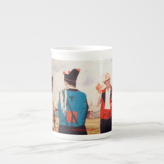 Gaiteros Porselein Kop (Voorkant)