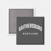 Gaithersburg Maryland, MD Magneet (Voorkant / Achterkant)